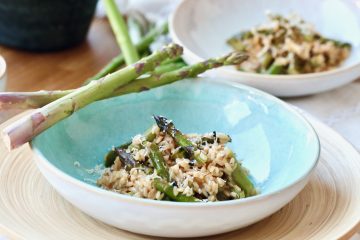 Sommerliches Risotto mit grünem Spargel - 13