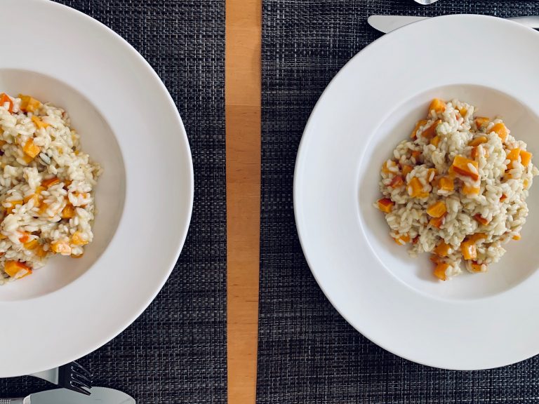 Fertiges Krübisrisotto