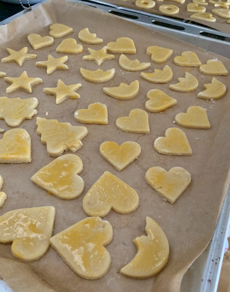 Bepinselte Plätzchen