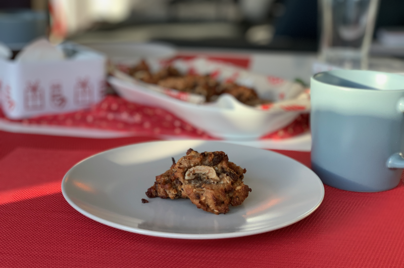 Weihnachtliche Bananenbrot-Cookies
