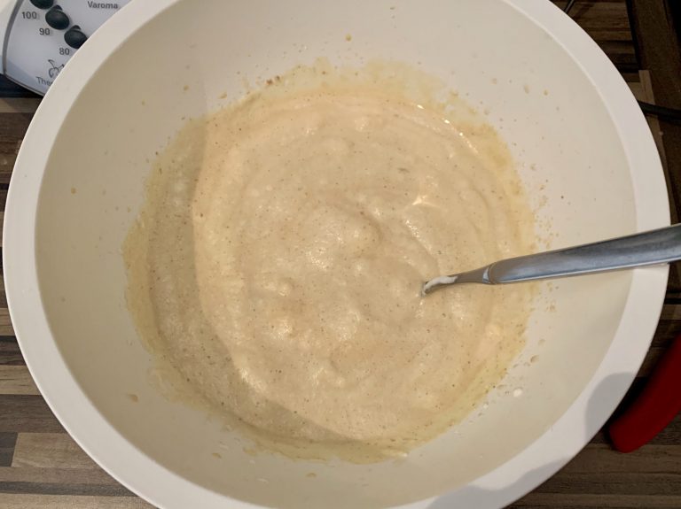 Eischnee unterheben Eischnee unterheben