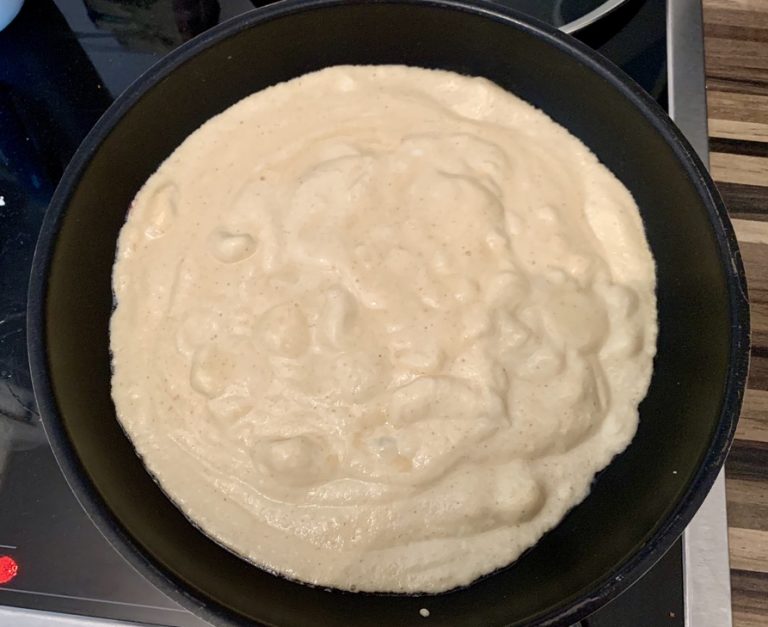 Teig fest werden lassen