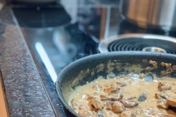 Würzige Champignon-Pfeffer-Sahne Soße - 1 (1)