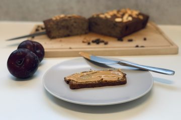 Bananenbrot mit Erdnussbutter