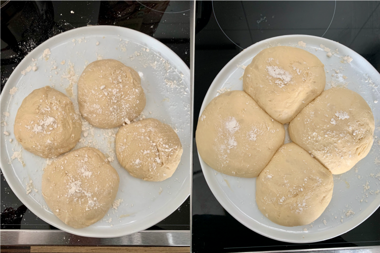 Dampfnudeln beim Gehen