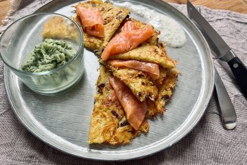 Frische Kartoffel-Rösti mit Lachs - 1