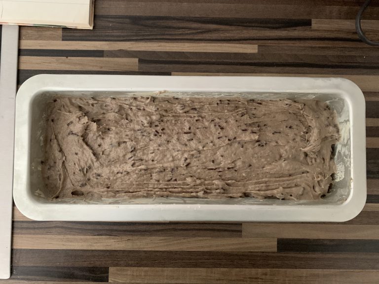 Teig umfüllen Teig umfüllen