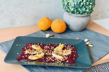 Rote Beete Carpaccio mit Orange & Mandeln - 6