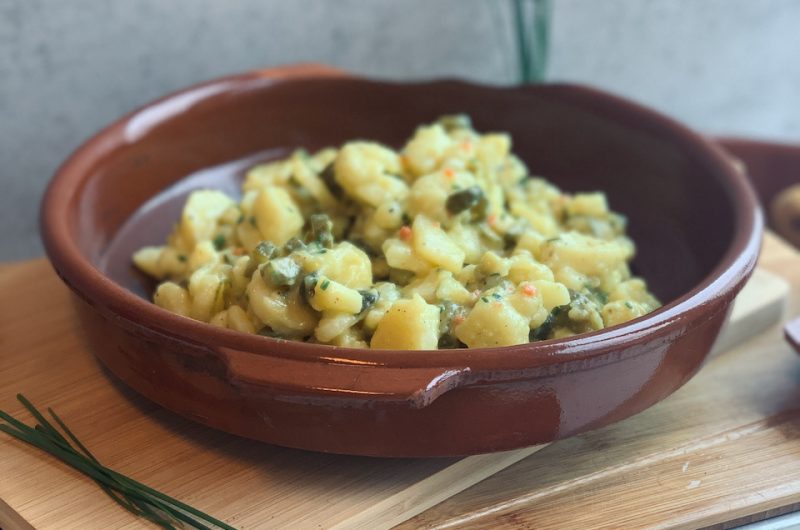 Schwäbischer Kartoffelsalat - vegan & ohne Zwiebeln