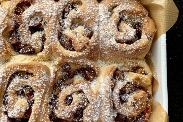 fluffige Zwetschgenschnecken