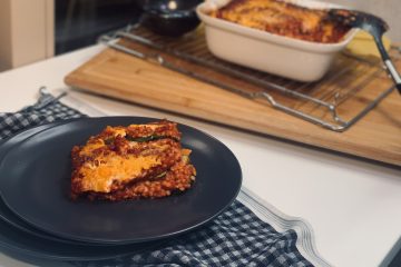 Vegane low-carb Lasagne mit roten Linsen - 9