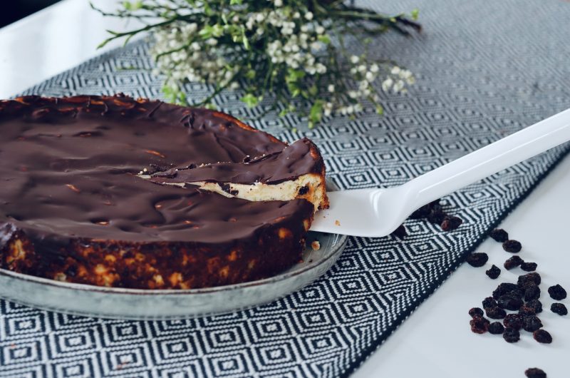 Lviv Käsekuchen mit Kartoffeln und körnigem Frischkäse