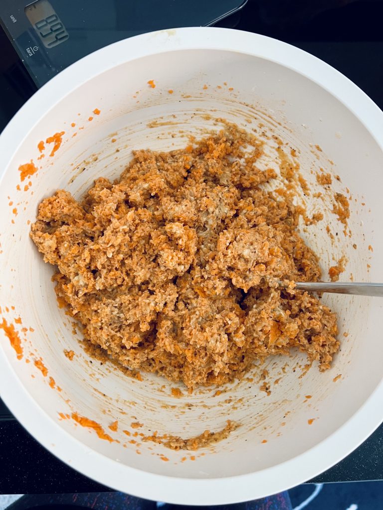 Karottenkuchenteig Karottenkuchenteig