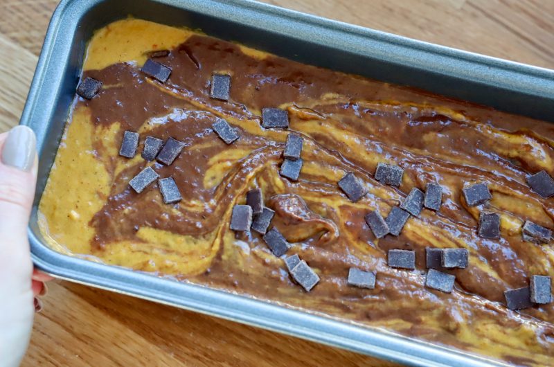 Herbstlicher Kürbis-Marmorkuchen