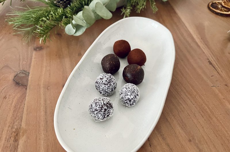 Weihnachtliche Lebkuchen Raw Balls