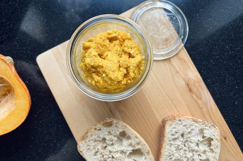 Kinderleichter Kürbis-Feta-Aufstrich