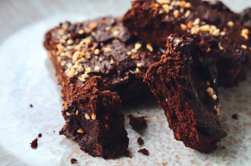 Super saftige Kürbis-Schoko-Brownies - glutenfrei und Paleo