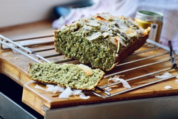 Matcha-Bananenbrot mit Kokos und Vanille - 10
