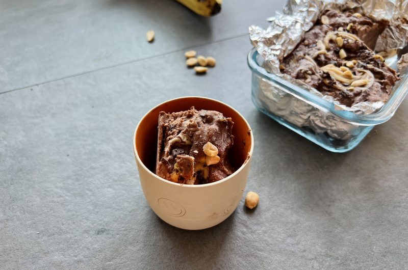 Nicecream: Schokolade mit Erdnuss