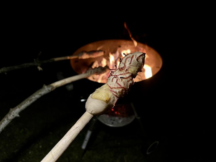 Fertiges Stockbrot von Hannah