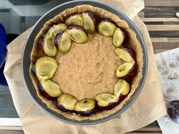 Zwetschgen verteilen