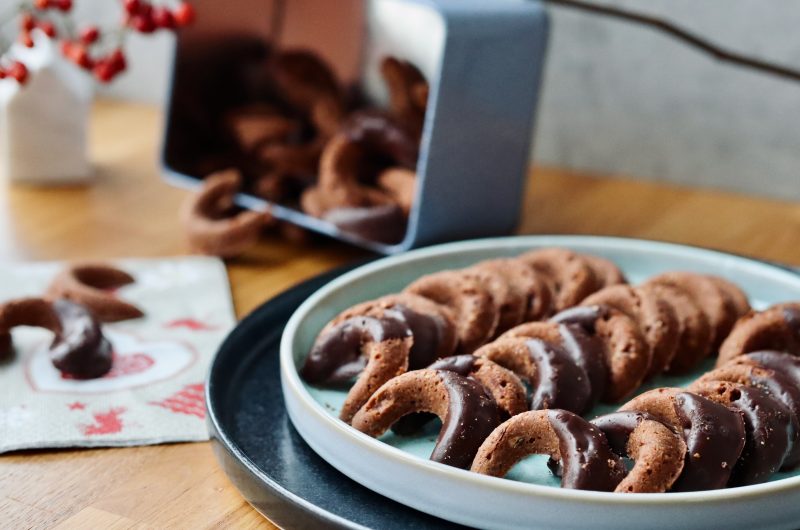 Schoko-Haselnuss Kipferl