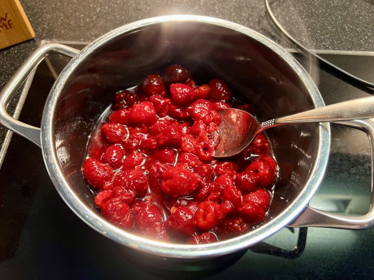 Himbeeren aufkochen Himbeeren aufkochen